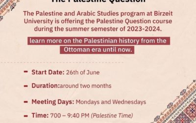 The Palestine Question – Online Course
